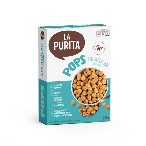 [736684997748] La Purita Cereal Pop Sin Azucar 200 gr