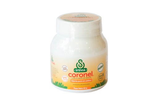 [7754323000041] Coronel Stevia Pura En Polvo 50 gr