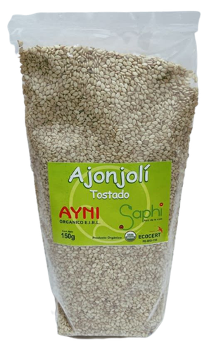 [402110] Ayni Ajonjoli Blanco Tostado 150 gr