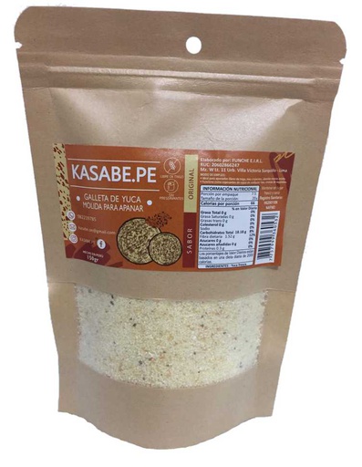 [7757999360532] Kasabe Polvo De Yuca Original 150 gr