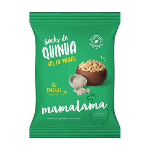 [7758879000302] Mamalama Sticks Quinua Sal De Maras 80 gr