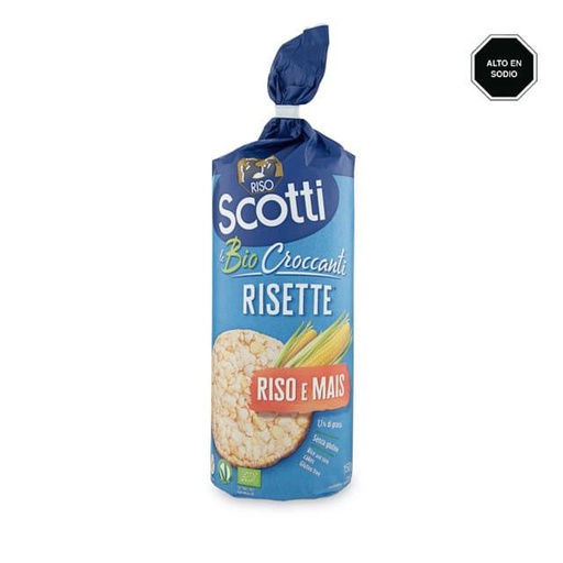 [8001860259869] Riso Scotti Galleta Arroz y Maiz 150 gr