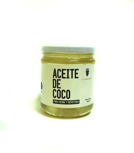 [42003] La Sanahoria Aceite De Coco Sin Sabor 400 gr