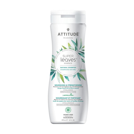[626232110937] Attitude Shampoo Nutre y Fortalece 473 ml