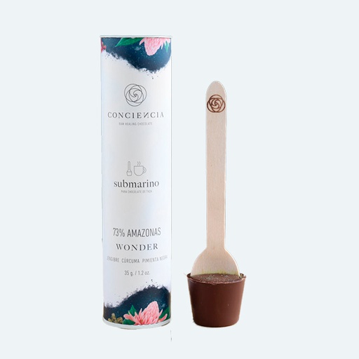 [7757348000072] Conciencia Chocolate Submarino Wonder 35 gr