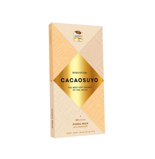 [7756339000091] Cacaosuyo Chocolate Piura Milk 50% 70 gr