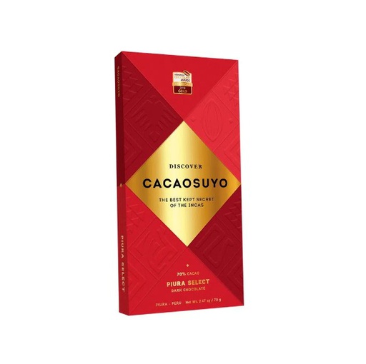 [7756339000015] Cacaosuyo Chocolate 70% Piura Select 70 gr