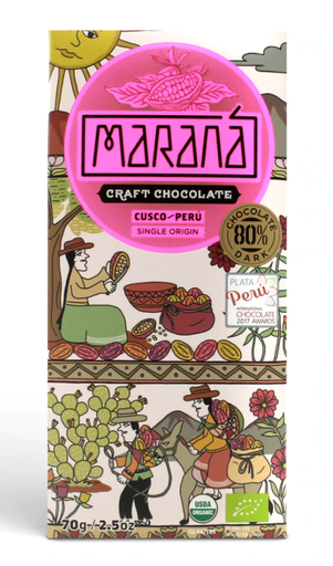 [7751304215289] Marana Chocolate Cusco Dark 80% 70 gr