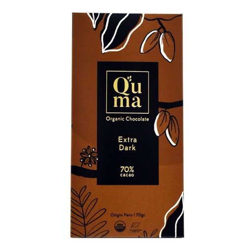 [7758149000025] Quma Chocolate 70% Extra Dark 70 gr
