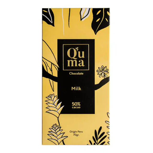 [7758149000070] Quma Chocolate 50% Milk 70 gr