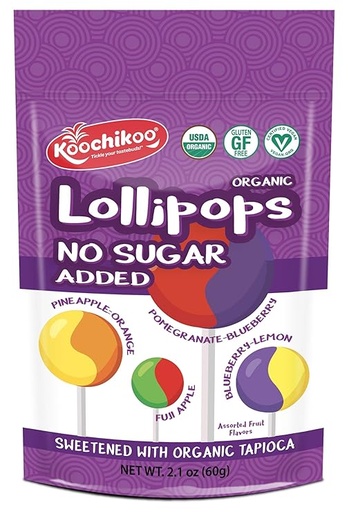 [851686002495] Koochikoo Chupetes Mix Bolsa 10 Und
