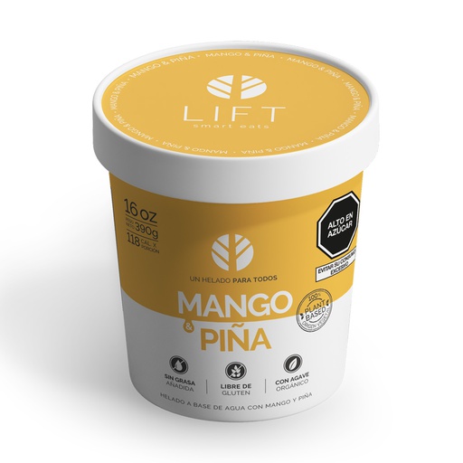 [7758513000088] Lift Helado Mango & Piña 16 oz
