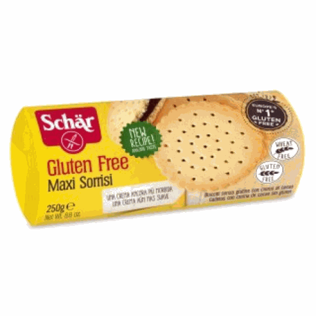 [8008698004630] Schar Galleta Maxi Sorrisi 250 gr
