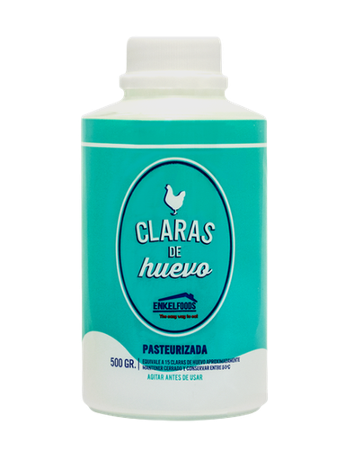 [7759318000013] Enkel Foods Claras De Huevo Pasteurizada 500 gr
