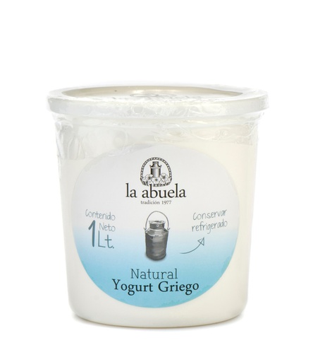 [7750458640138] La Abuela Yogurt Griego Natural 1 Lt