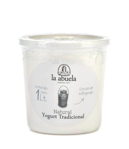 [7750458640145] La Abuela Yogurt Tradicional Natural 1 Lt