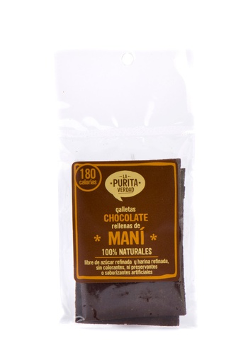 [736684998165] La Purita Galletas Mani Chocolate Bolsa 35 gr