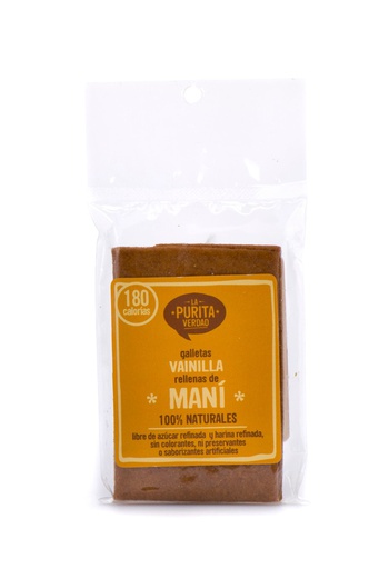 [736684998158] La Purita Galletas Mani Vainilla Bolsa 35 gr