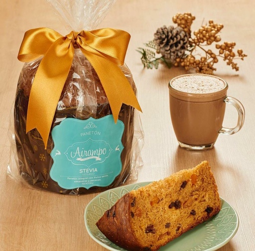 [42407] Airampo Paneton Vegano Stevia 950 gr