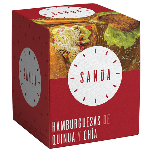 [7758464000014] Sanua Hamburguesa Quinua Chia 5 Und