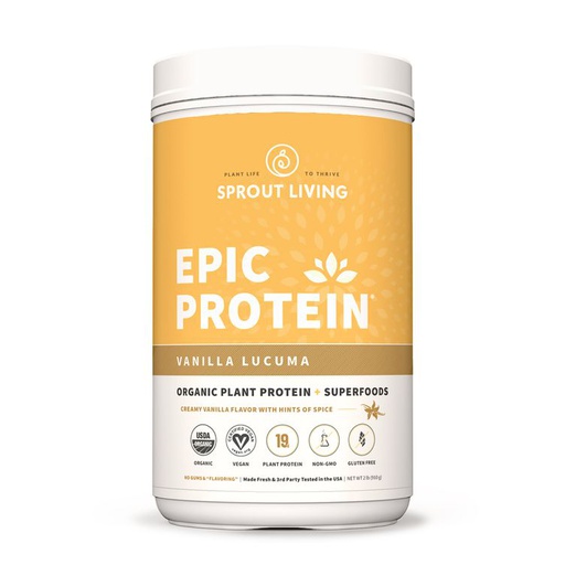 [852457007657] Epic Protein Vanilla Lucuma 2 Lbs