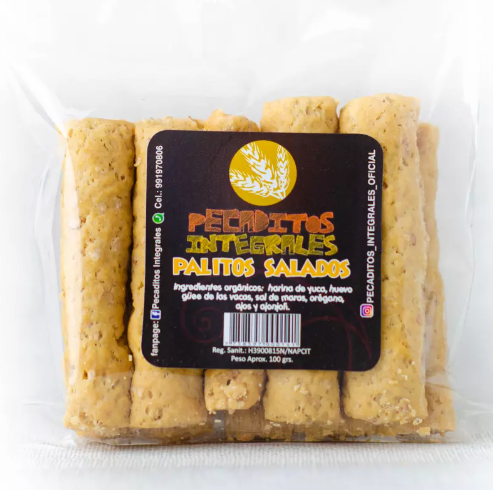 [7758597000141] Pecaditos Integrales Palitos Salados 75 gr