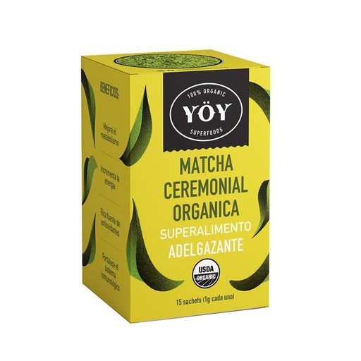 [614143472619] YOY Matcha Ceremonial Sachet Caja 15 Und