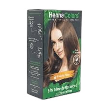 [7757535000052] Henna Colors Tinte Castaño Claro al 67% 60 gr