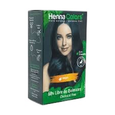 [7757535000045] Henna Colors Tinte Negro al 68% 60 gr