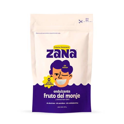 [7757128000117] Zana Endulzante Fruto del Monje 400 gr