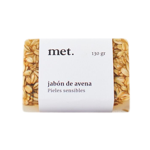 [51119] Met Jabon Hidratante Exfoliante de Avena 130 gr