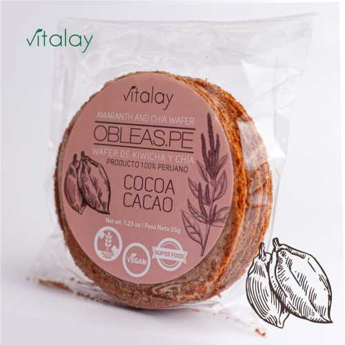 [7757999360662] Vitalay Obleas de Cacao 35 gr