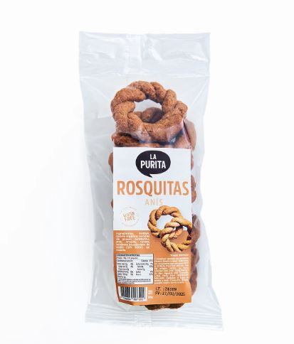 [736684997502] La Purita Rosquitas Avena Anis 80 gr