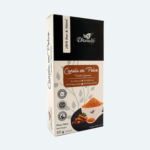 [614143441820] Dhanalife Canela en Polvo 56 gr