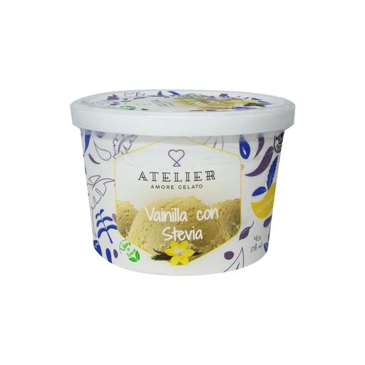 [7757582000241] Atelier Gelato Stevia Vainilla 118 ml