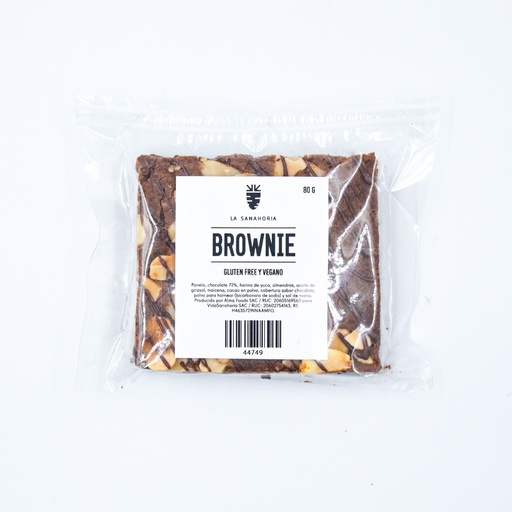 [44749] La Sanahoria Brownie Vegano Gluten Free 95 gr