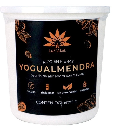 [7750424120114] Luz Vital Yogurt Vegano Almendras 1 Litro