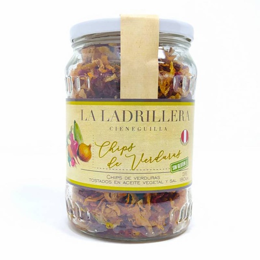 [7757245001776] La Ladrillera Chips Mix Verduras 180 gr