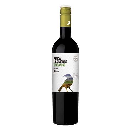 [7791540046032] Las Moras Vino Organico Malbec 750 ml