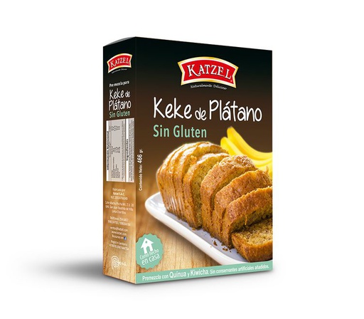 [7750459000276] Katzel Keke de Plátano Sin Gluten 466 gr
