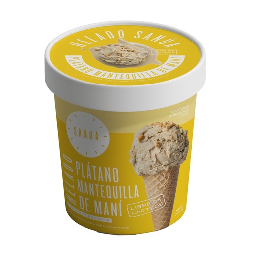 [7758464000373] Sanua Helado Platano 16 oz