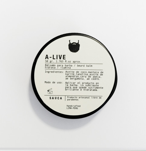 [44889] Sauca Men Balsamo Barba A-live 50 gr