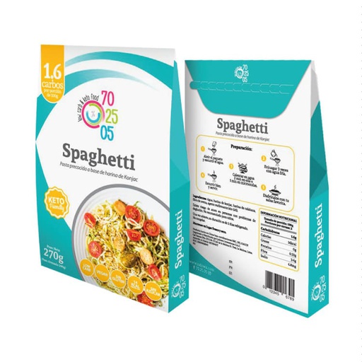 [6972313090082] 70.25.05 Low Carb & Keto Food Spaghetti Konjac 270 gr
