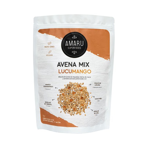 [7759699000466] Amaru Avena Mix Lucumango 400 gr