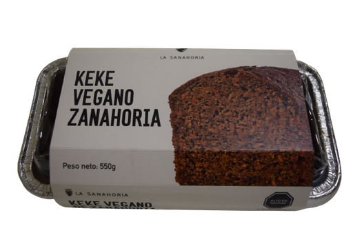 [44988] La Sanahoria Keke Vegano Zanahoria 550 gr