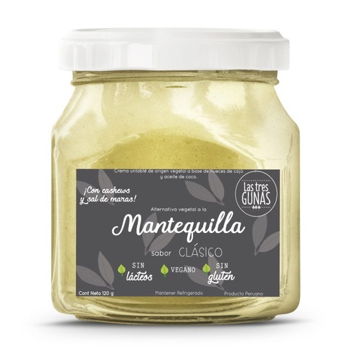 [781718829908] Las Tres Gunas Mantequilla Vegana Clasica 120 gr