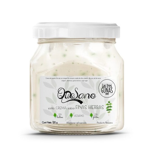 [614143479113] Las Tres Gunas QueSano Crema Finas Hierbas 120 gr
