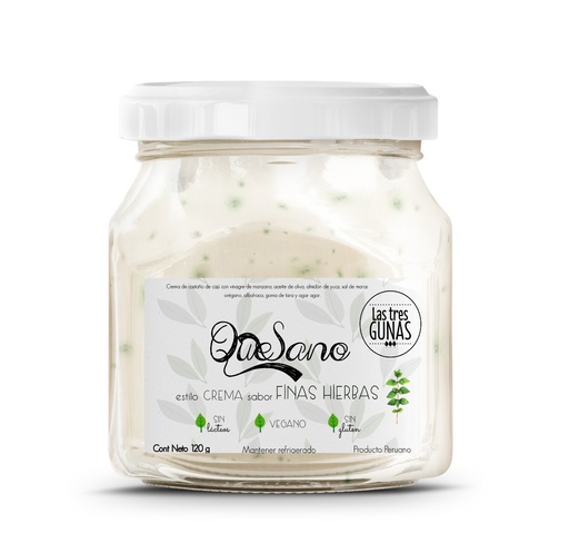 [614143479113] Las Tres Gunas Queso Vegano Finas Hierbas 120 gr