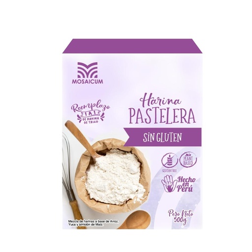 [7758117000309] Ekhus Harina Pastelera Sin Gluten 550 gr