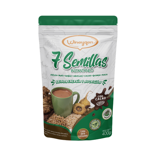 [7758117000262] Winayqan 7 Semillas Chocolate 400 gr